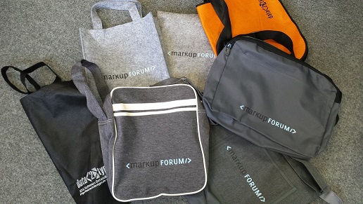 Markupforum-Taschenausverschenk Markupforum-Taschenausverschenk